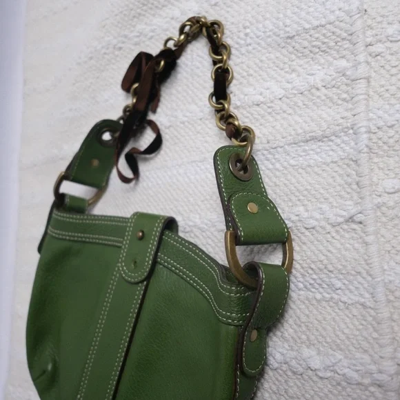 J crew Kelly green, vintage K2K handbag. Excellent condition. - Picture 6 of 11